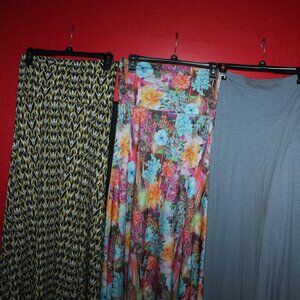 SET of 3 Extra Small LuLaRoe Maxi Skirts